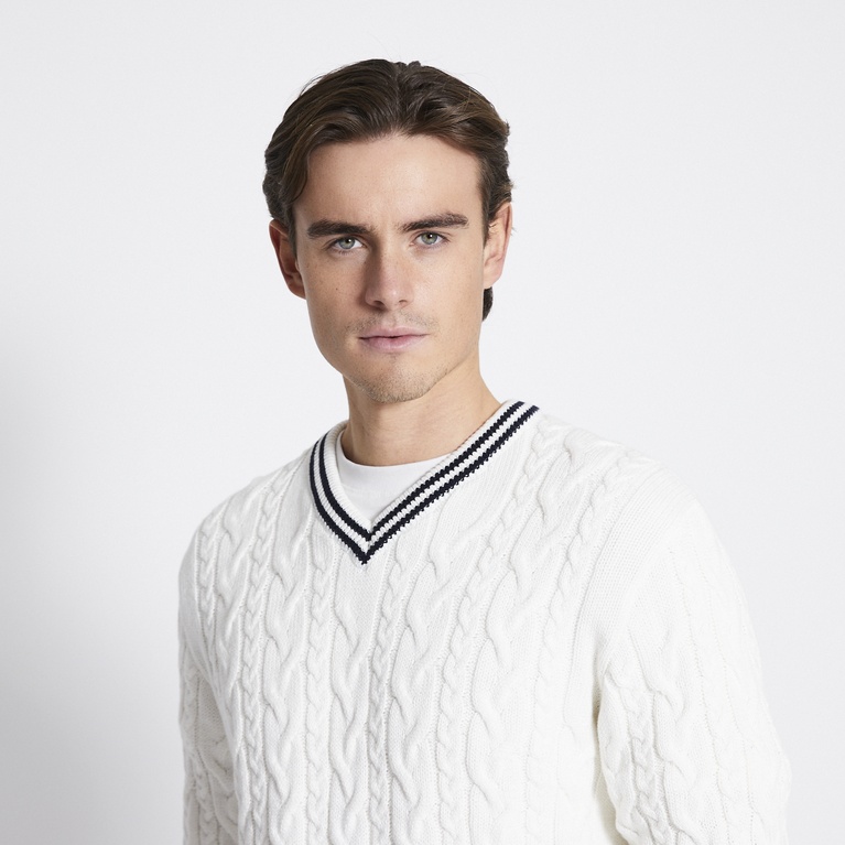 Cable-knit sweater "Ash"